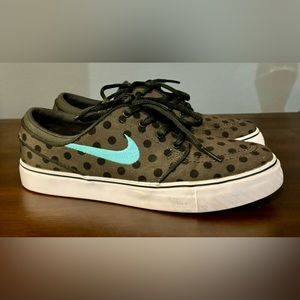 Nike Shoes Youth 5 Stefan Janoski SB Sneakers Polka Dot Canvas Lace Up Skatewear